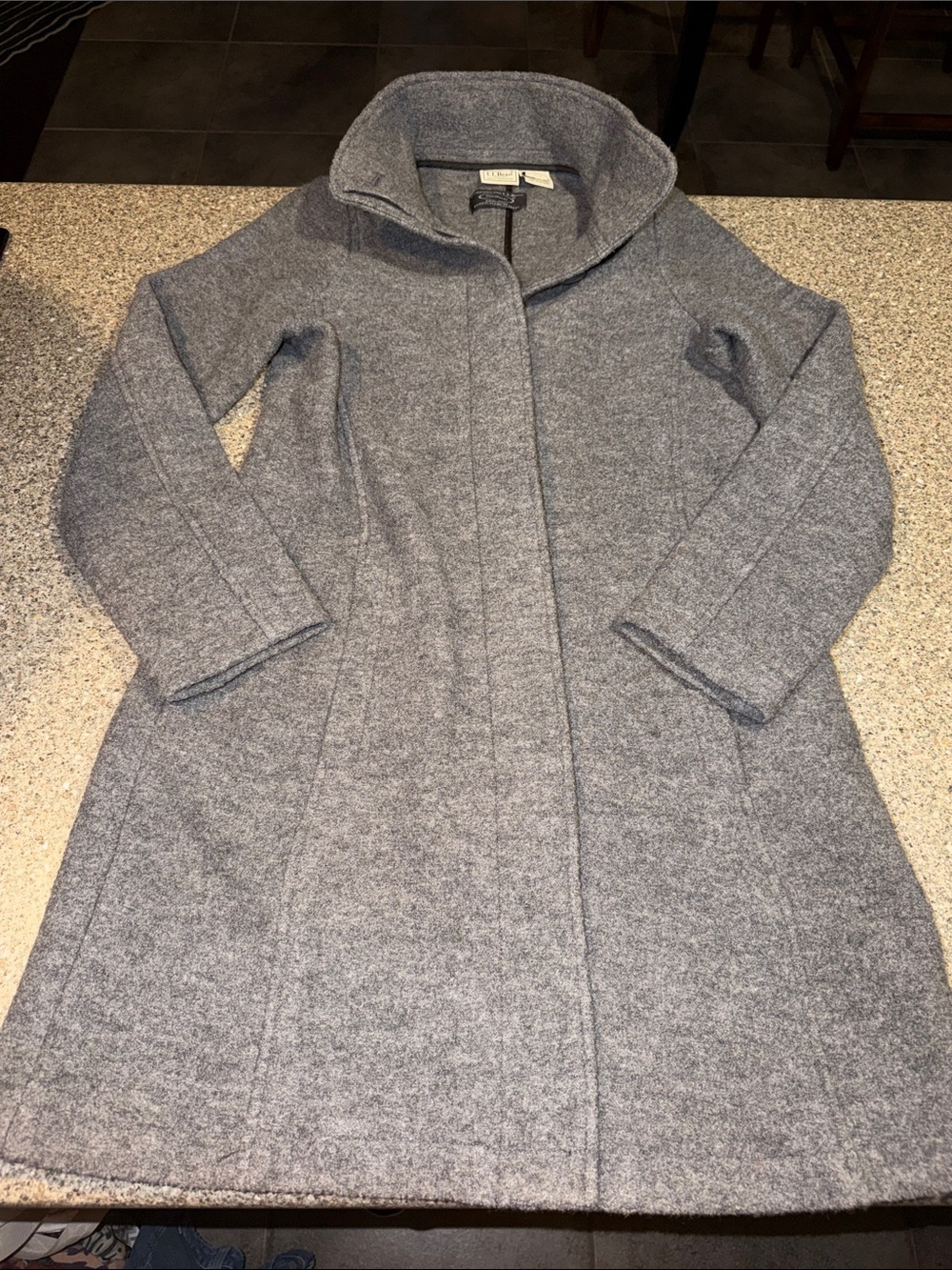 L.L. Bean Bellandi Wool Long Coat